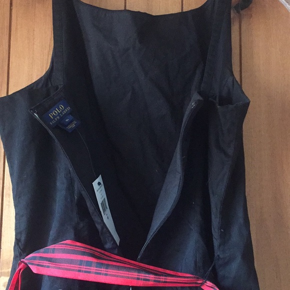 Polo Ralph Lauren black tartan tie dress - Picture 5 of 7